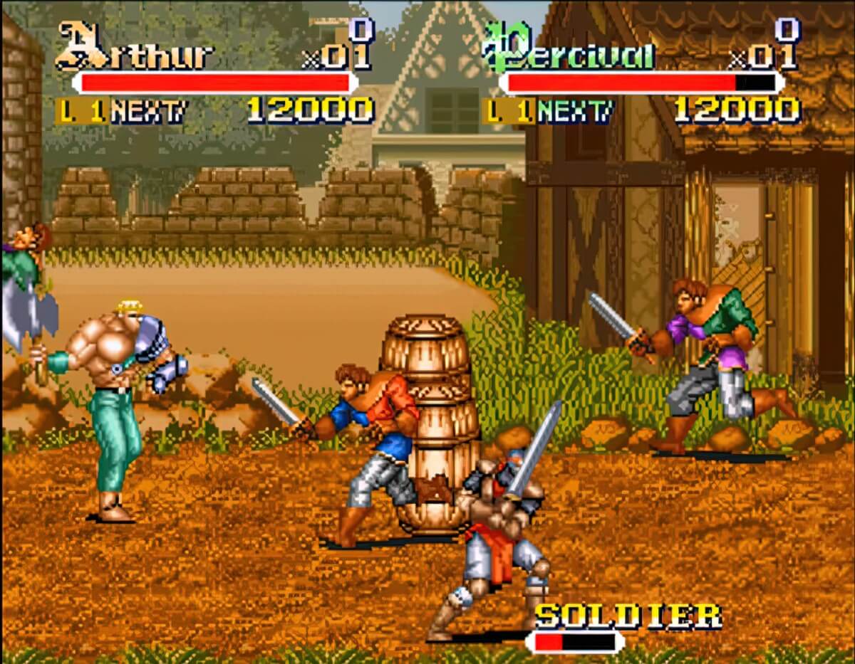 Knights of the Round - геймплей игры Super Nintendo\Famicom